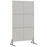 vidaXL Privacyscherm 100 x 50 x 180 cm weervast staal Roestkleurig
