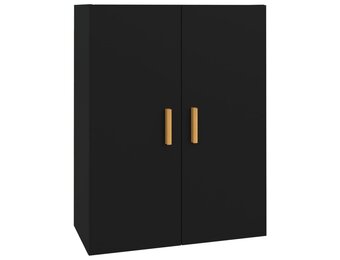 vidaXL Hangkast 69,5x34x90 cm Zwart - 54% Korting