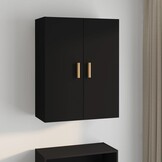 vidaXL Hangkast 69,5x34x90 cm Zwart - 54% Korting