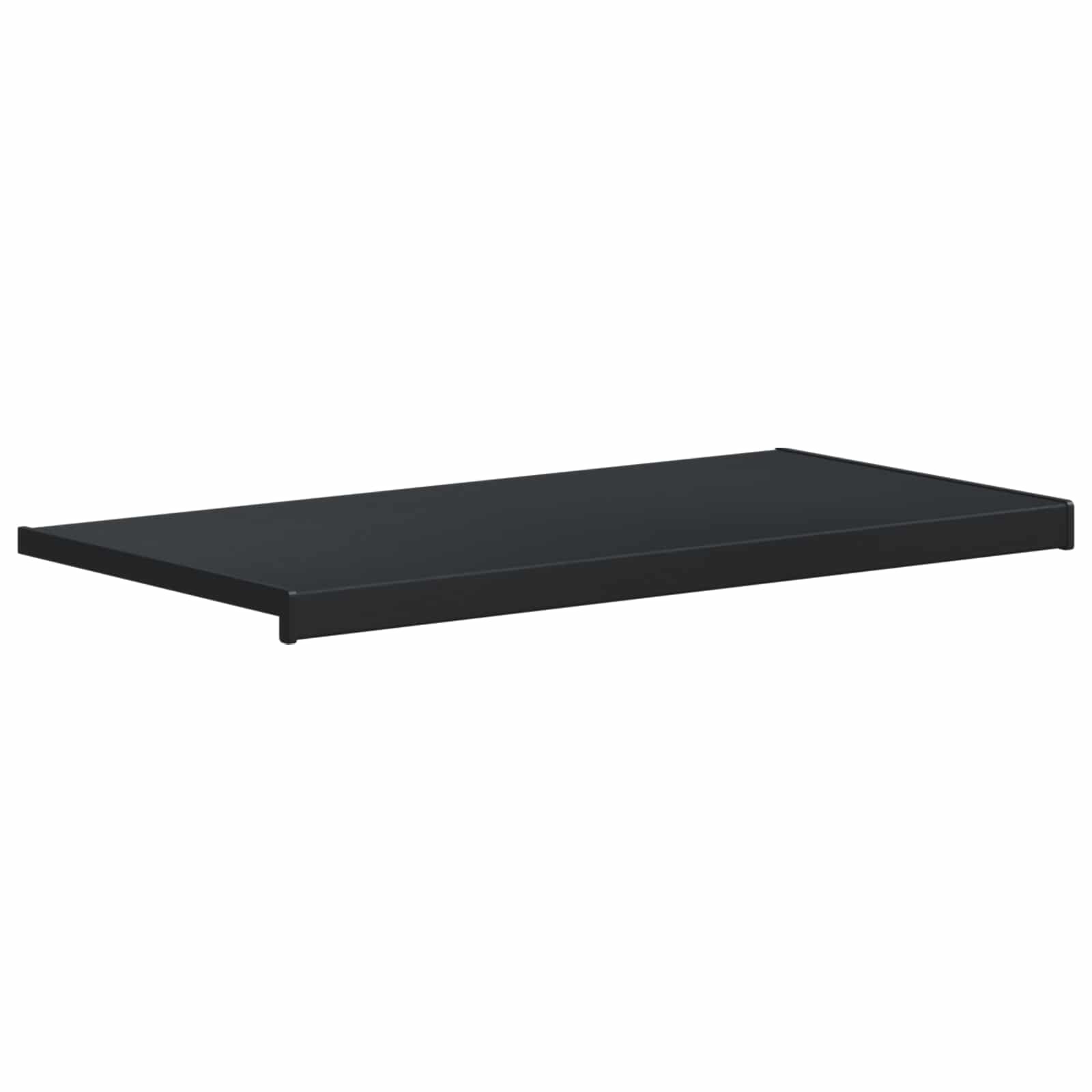 vidaXL Raamsokkel Anthraciet met Houtnerf 80 x 40 x 4,5 cm