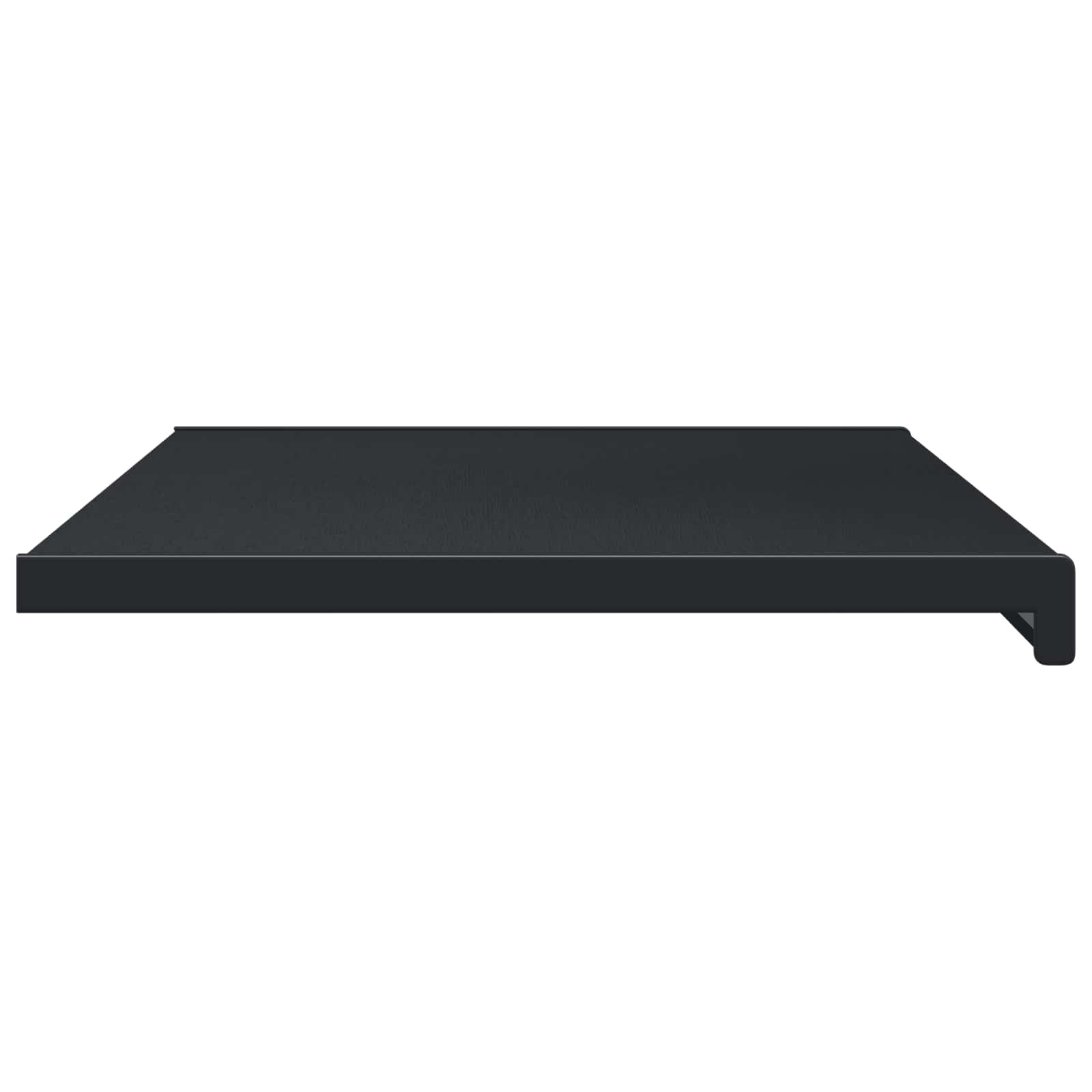 vidaXL Raamsokkel Anthraciet met Houtnerf 80 x 40 x 4,5 cm