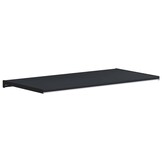 vidaXL Raamsokkel Anthraciet met Houtnerf 80 x 40 x 4,5 cm