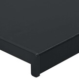 vidaXL Raamsokkel Anthraciet met Houtnerf 80 x 40 x 4,5 cm