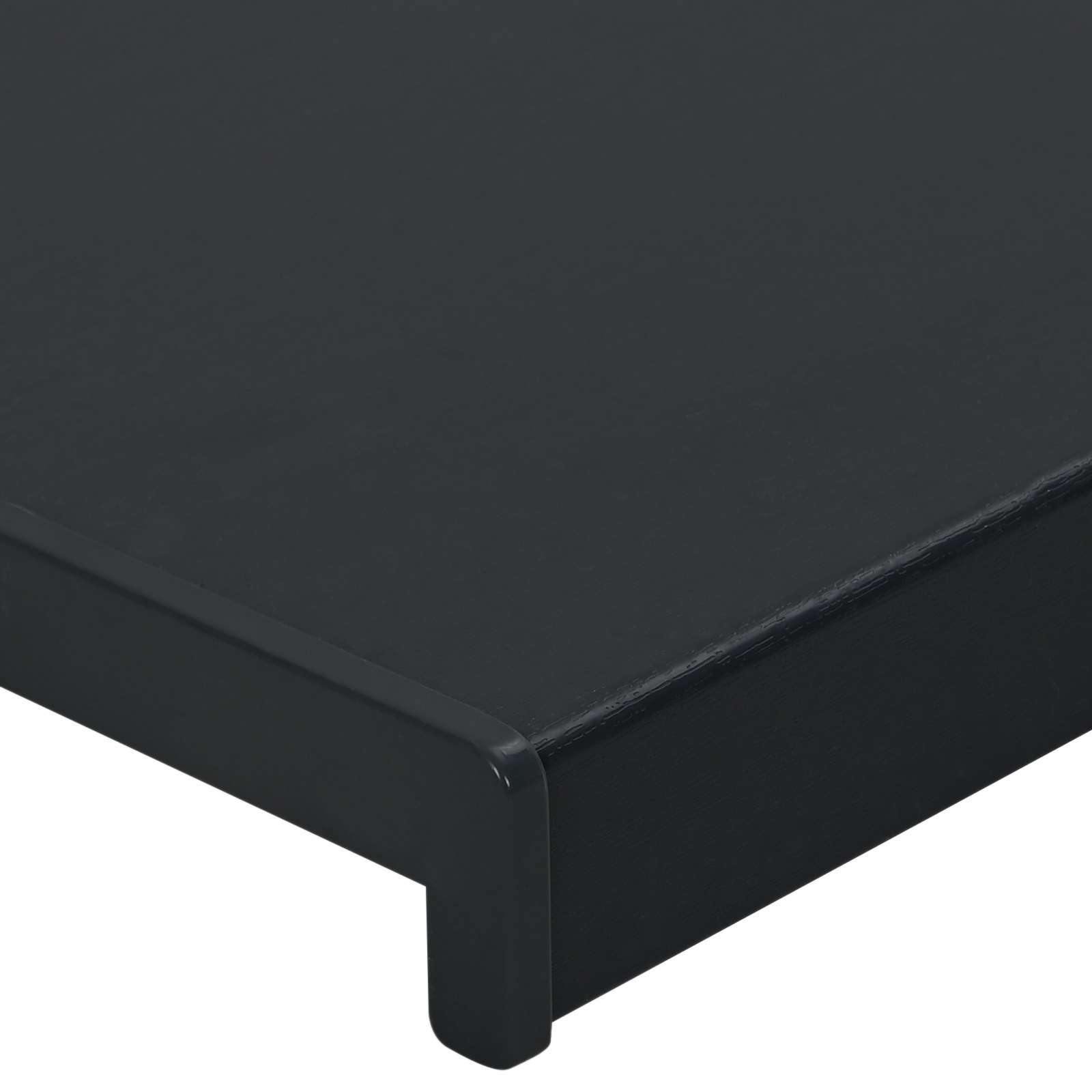 vidaXL Raamsokkel Anthraciet met Houtnerf 80 x 40 x 4,5 cm