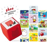 Mijn eerste Toniebox, starterset, rood, met 1 Creative Tonie, audiobox met verhalen en muziek voor kinderen van 3 tot 7 jaar, robuust en eenvoudig te gebruiken, met verzamelpoppetje