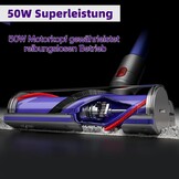 borstel en vloerzuigmond compatibel met Dyson V7, V8, V10, V11, V15, reserveonderdeel en accessoires voor Dyson stofzuiger, directe aandrijving, reiniger, kop, turbine met snelspanner voor harde