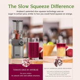 Slow Juicer Sapcentrifuge - 200W, 110mm Vulschacht, Tritan, Zilvergrijs | 34% Korting