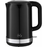 Waterkoker RVS 1.7L 2200W Dubbelwandig Zwart - 33% Korting
