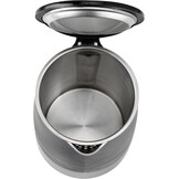 Waterkoker RVS 1.7L 2200W Dubbelwandig Zwart - 33% Korting