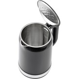 Waterkoker RVS 1.7L 2200W Dubbelwandig Zwart - 33% Korting