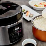 Yum Asia Kumo Reiskocher 1 Liter met Keramische Kom - Roestvrij Staal