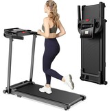 Elektrische loopband, ruimtebesparend, inklapbaar, magnetisch, Tapirulan voor thuis, wandelpad, treadmill voor thuis, op het stuur, tapijt, 10 km/u