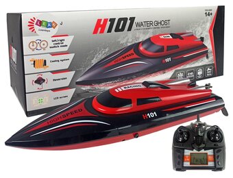 RC Speedboot H101 - 35 km/u - 45 cm - Rood - 34% Korting