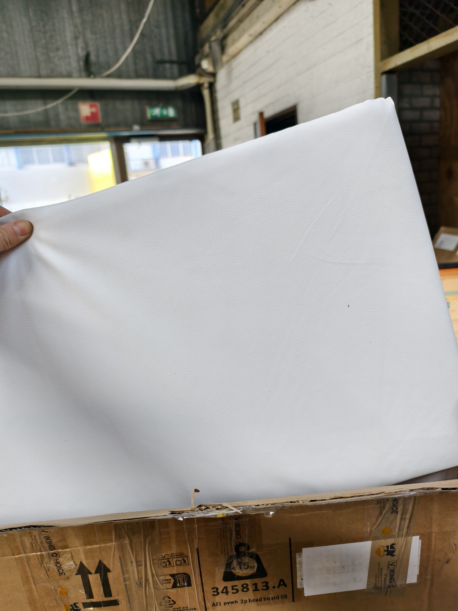 vidaXL Hoofdborden 2 st 80x5x78/88 cm kunstleer wit