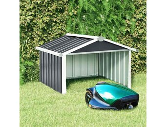 Robotmaaier Overkapping Staal Antraciet 92x97x63 cm - 34% Korting!