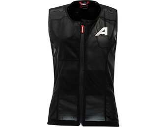 ALPINA Proshield Back Protector Vest Women, Lightweight Flexible Spine Protection for Skiing Snowboarding, Black