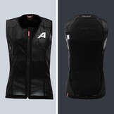 ALPINA PROSHIELD Vest, voor dames, flexibel, ademend en individueel instelbare rugbeschermer voor dames, zwart, S - Maat XS