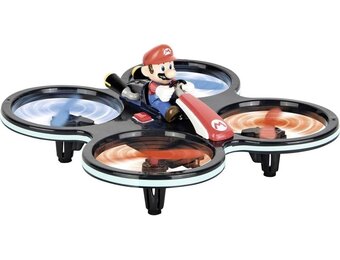 Carrera RC Mario Kart 370503024P RC Mario Kart™, Mario Mini Copter With Precise 2.4GHz Control, Rotor Protection Cage, Easy To Fly, Suitable For Ages 8 Years+