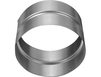 Ventilatiekanaal Connector 4 inch | Gegalvaniseerd Metaal | 78% Korting