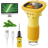 SGAINUL Digitale Microscoop voor Kinderen - 1000x Zoom - Oranje