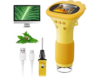 SGAINUL Digitale Microscoop voor Kinderen - 1000x Zoom - Oranje