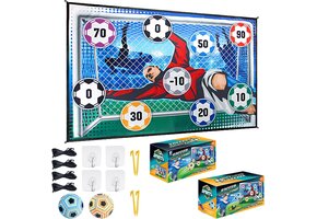 Voetbalspeelset 2-in-1 voor kinderen | Korting 39% | Blauw