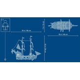 LEGO Creator 3-in-1 Piratenschip - Speelset met Piratenherberg en Schedeleiland - 1264 onderdelen