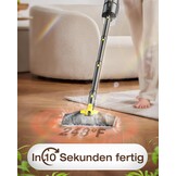 10-in-1 Stoomreiniger Zwart met Afneembare Handstoomreiniger en Accessoires