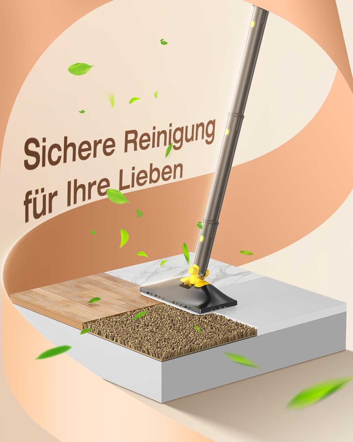 10-in-1 Stoomreiniger Zwart met Afneembare Handstoomreiniger en Accessoires