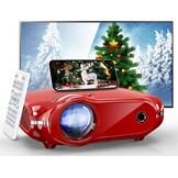 UCANFIX Mini Beamer 7000LUX Full HD 1080P - Rood