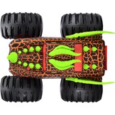 Dickie Toys Dragon Monster Truck - 38,5 cm - Veelkleurige speelgoedauto met vering en platform