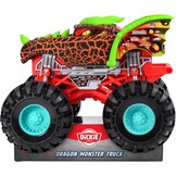 Dickie Toys Dragon Monster Truck - 38,5 cm - Veelkleurige speelgoedauto met vering en platform