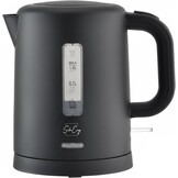 Sieberg Waterkoker, klein, 1 liter, compacte en lichte reiswaterkoker, 1100 watt, kleiner voor camping en reizen, snel opwarmen, automatische uitschakeling, eenvoudige reiniging, BPA-vrij