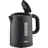 Sieberg Waterkoker, klein, 1 liter, compacte en lichte reiswaterkoker, 1100 watt, kleiner voor camping en reizen, snel opwarmen, automatische uitschakeling, eenvoudige reiniging, BPA-vrij