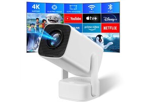 Projector F800 Full HD 1080p 4K Wi-Fi 6 Wit - 52% Korting