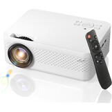ALLJOY Mini-beamer, ondersteunt full HD, 1080p, 300 ANSI, 11500 lumen, 2,4 GHz/5 GHz, wifi, 195 inch, grootbeeld, beamer thuisbioscoop, compatibel met smartphone, HDMI, USB, laptop