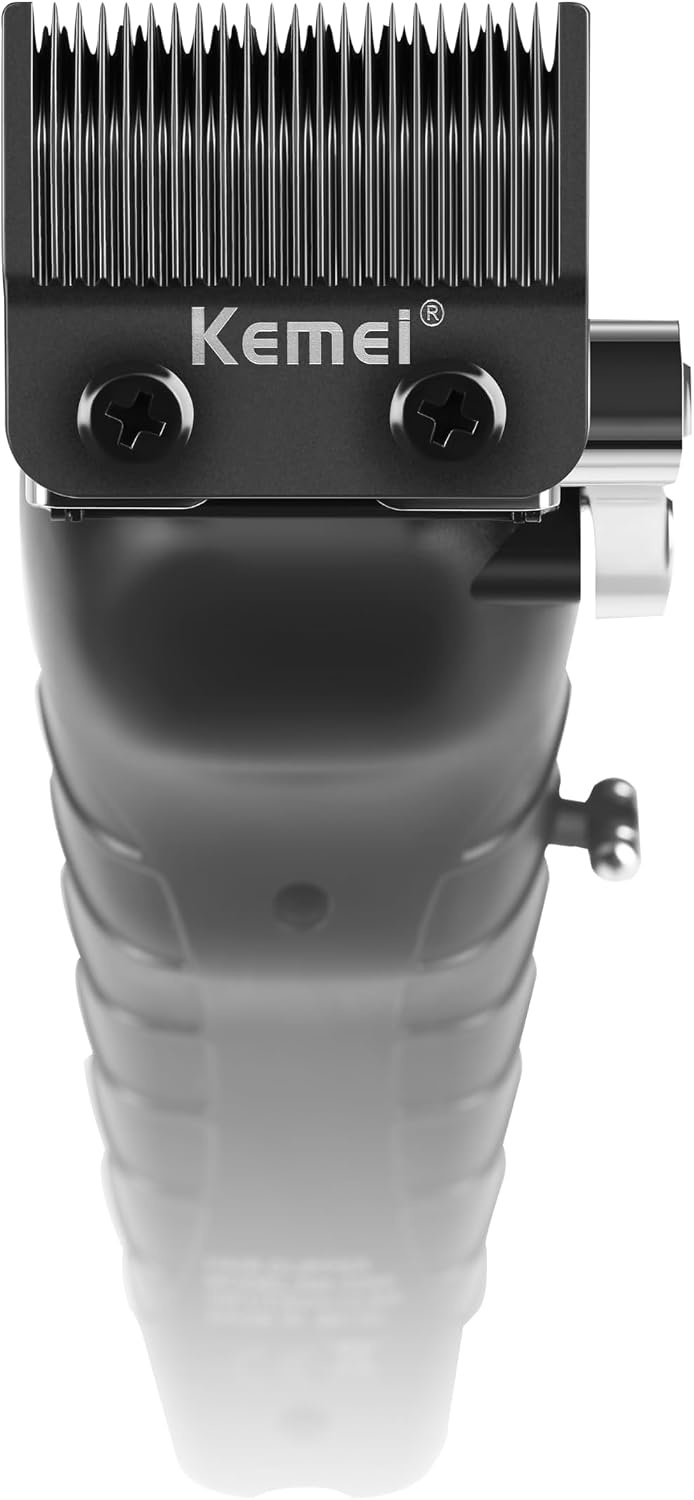 KEMEI 2296 Professionele Haartondeuses voor Mannen Snoer/Snoerloos Haarsnijset, Haar & Baard Trimmer, T-Blade Baardtondeuse met USB Oplaadbaar Cadeau voor Mannen