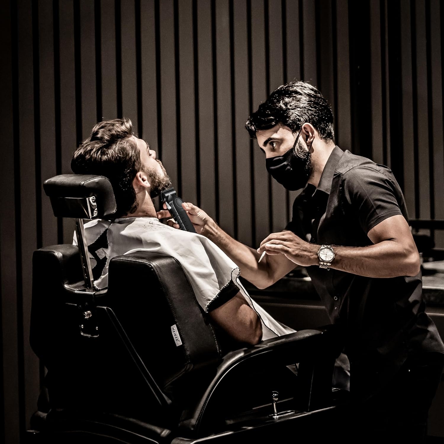 KEMEI 2296 Professionele Haartondeuses voor Mannen Snoer/Snoerloos Haarsnijset, Haar & Baard Trimmer, T-Blade Baardtondeuse met USB Oplaadbaar Cadeau voor Mannen