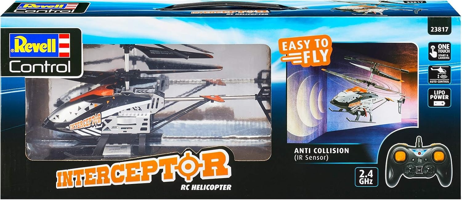 Revell Interceptor RC-Helikopter 25 cm - Zwart