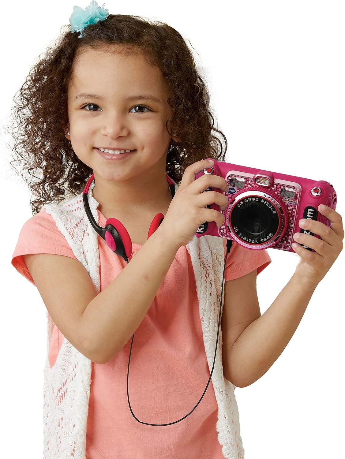 VTech KidiZoom Duo DX Digitale Kinder-Camera Roze - 5 Megapixel - 4-10 jaar