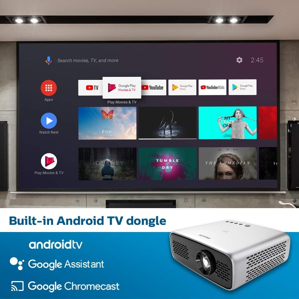 Philips NeoPix Ultra 2 TV Projector 100 inch Full HD Zwart