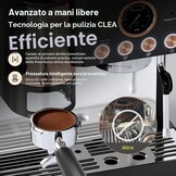 Tjean Barista Senso Espresso Machine 20 Bar met Geïntegreerde Molen - Zwart/Goud