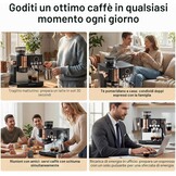 Tjean Barista Senso Espresso Machine 20 Bar met Geïntegreerde Molen - Zwart/Goud