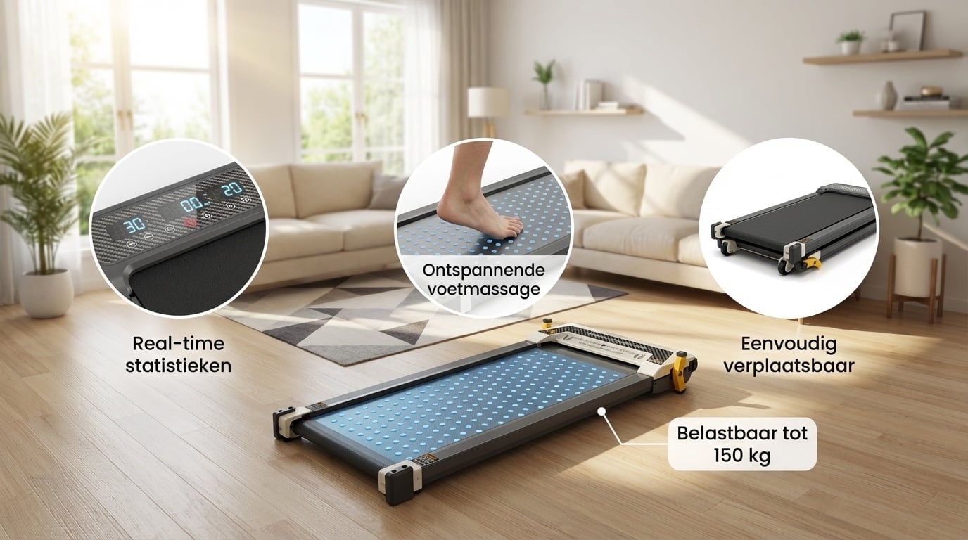 Loopband met Voetenmassage 2-in-1 | 35% Korting