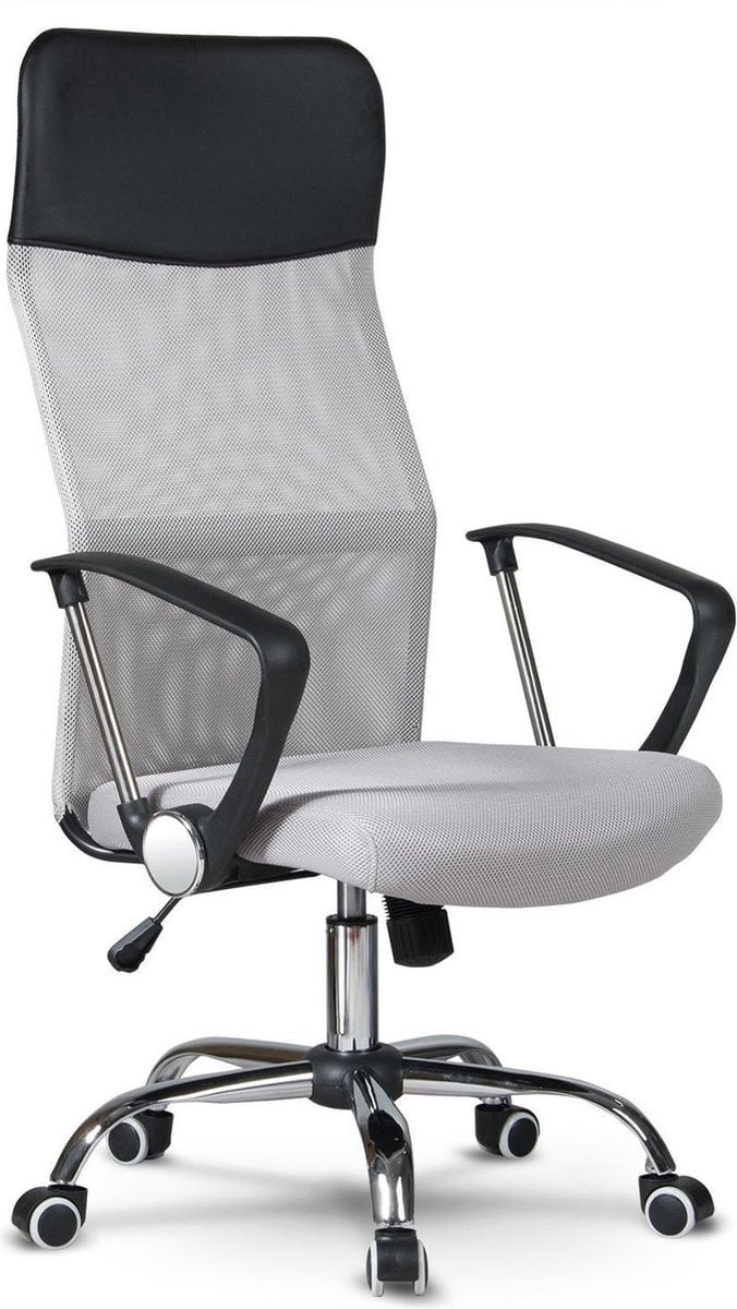 Bureaustoel ergonomisch - grijs - Sydney design - ademend
