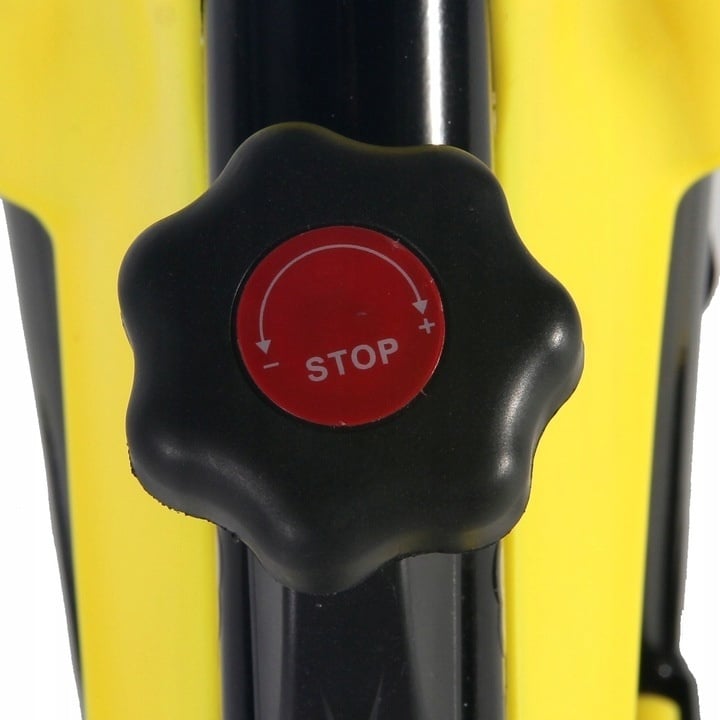 Hometrainer Spinningfiets met Mechanische Weerstand en Verstelbaar Zadel - Geel - 35% Korting