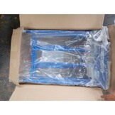 Steekwagen - steekkar - opvouwbaar - tot 150 kg - blauw