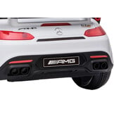 Elektrische kinderauto - Mercedes GTR AMG - 2x25W - wit