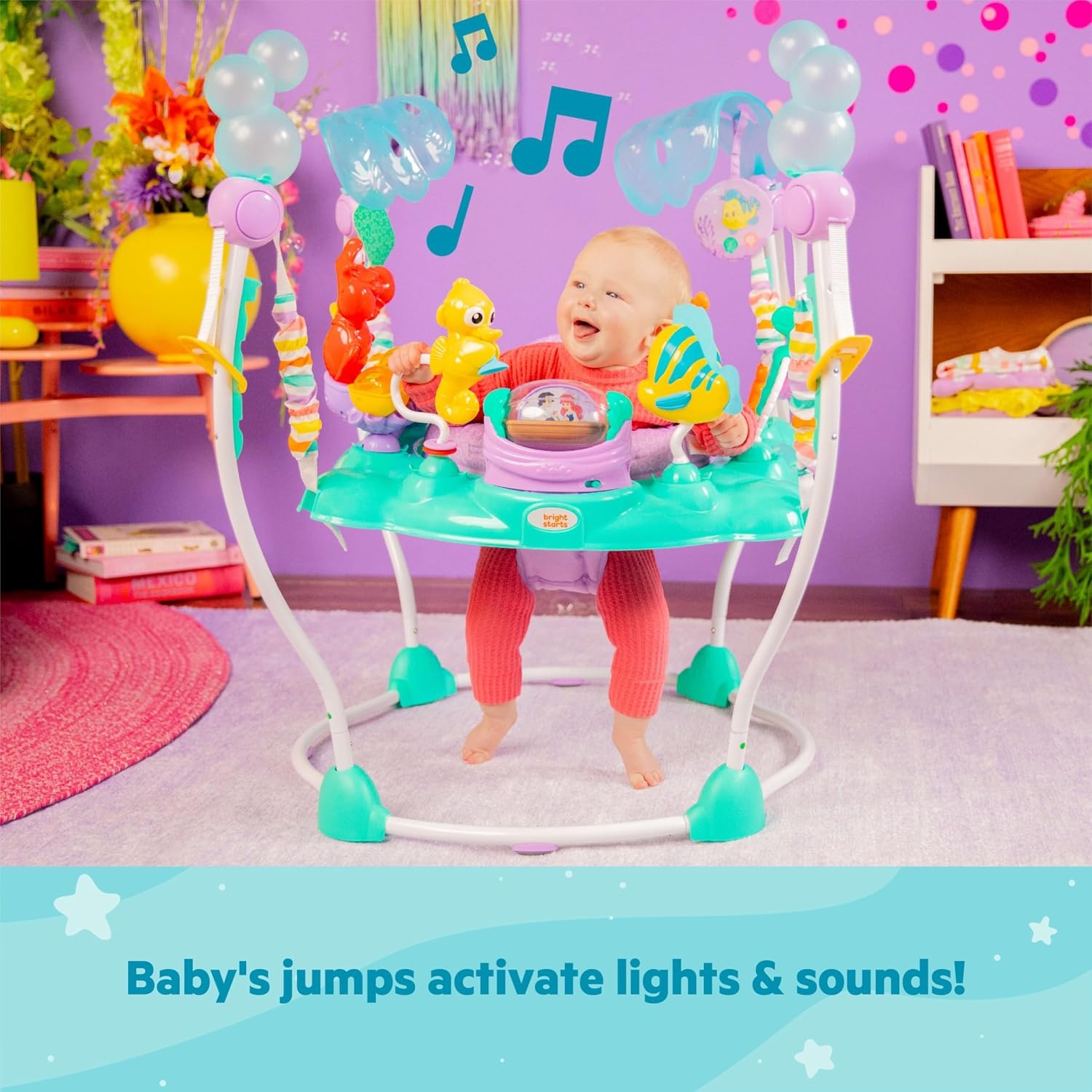 Bright Starts Disney De Kleine Zeemeermin Activiteitencentrum - Jumper voor Baby's