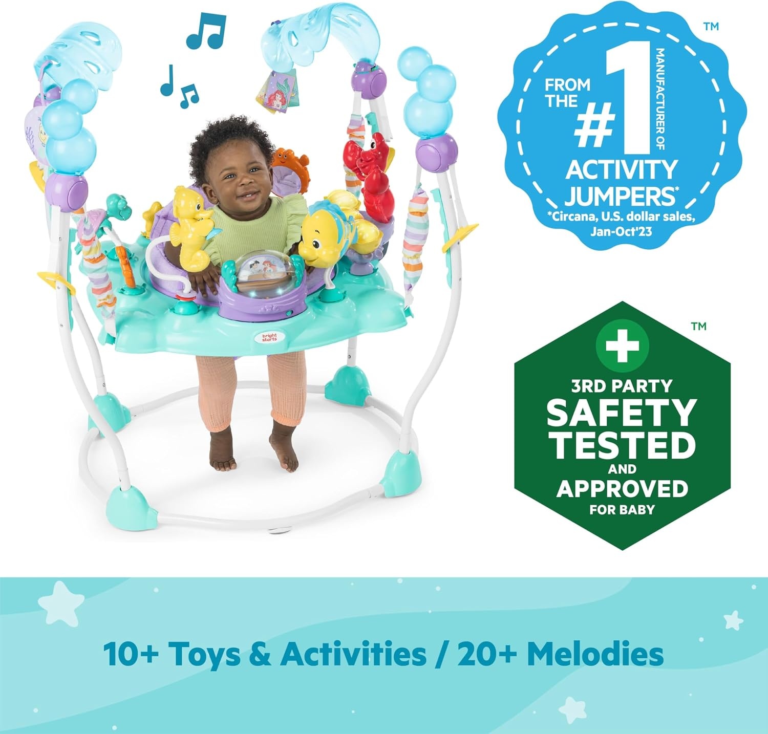 Bright Starts Disney De Kleine Zeemeermin Activiteitencentrum - Jumper voor Baby's